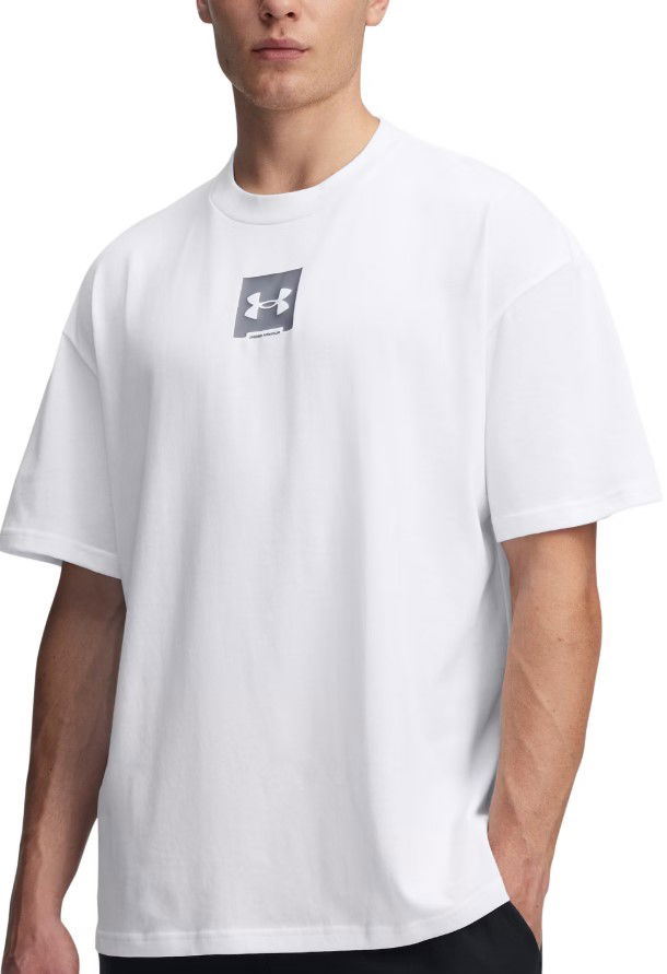 Majica Under Armour Under Armour HW OS SM BOX Short Sleeve T-Shirt Bela | 1386803-101