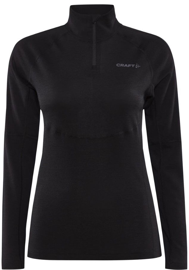 Pleteni pulover Craft Craft ADV Wool Merino HZ Long Sleeve T-Shirt Črna | 1914107-999000