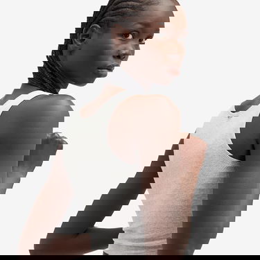 Majica brez rokavov SKIMS Rib Tank Top Siva | AP-TNK-0038-LHG, 5