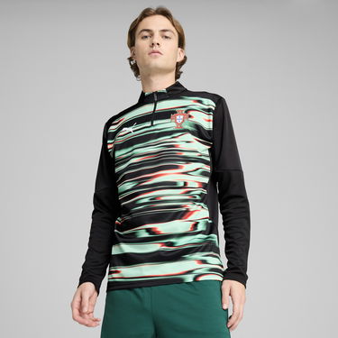 Pleteni pulover Puma Portugal Pre-Match Quarter-Zip Top Večbarvna | 779545_18, 0