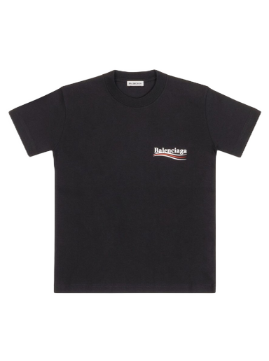Majica Balenciaga Political Campagin Small Fit T-Shirt Črna | 612964TIV521070