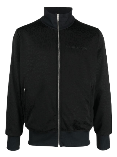Pulover Palm Angels Tuxedo Leopard Track Jacket Črna | PMBD001F22FAB0091001