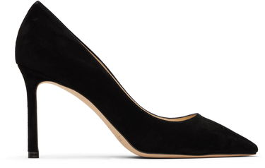 Superge in čevlji Jimmy Choo Jimmy Choo Romy 85 Suede Heels Črna | ROMY 85 SUEDE, 0