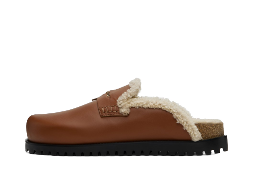 Superge in čevlji Versace Shearling Medusa Mules Rjava | 1010280_1A08581