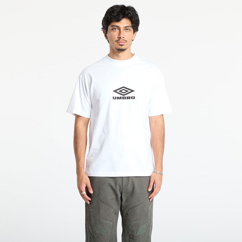 Majica Umbro Basic Crew Neck Short-Sleeve T-Shirt Bela | UBMW0408JY125 WTH0001