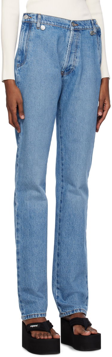 Kavbojke Coperni Open Hip Denim Jeans Modra | COPP67202, 3