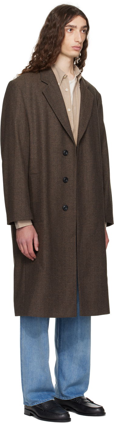 Plašči BOSS Hugo Regular Fit Concealed Closure Coat Rjava | 50542695, 1