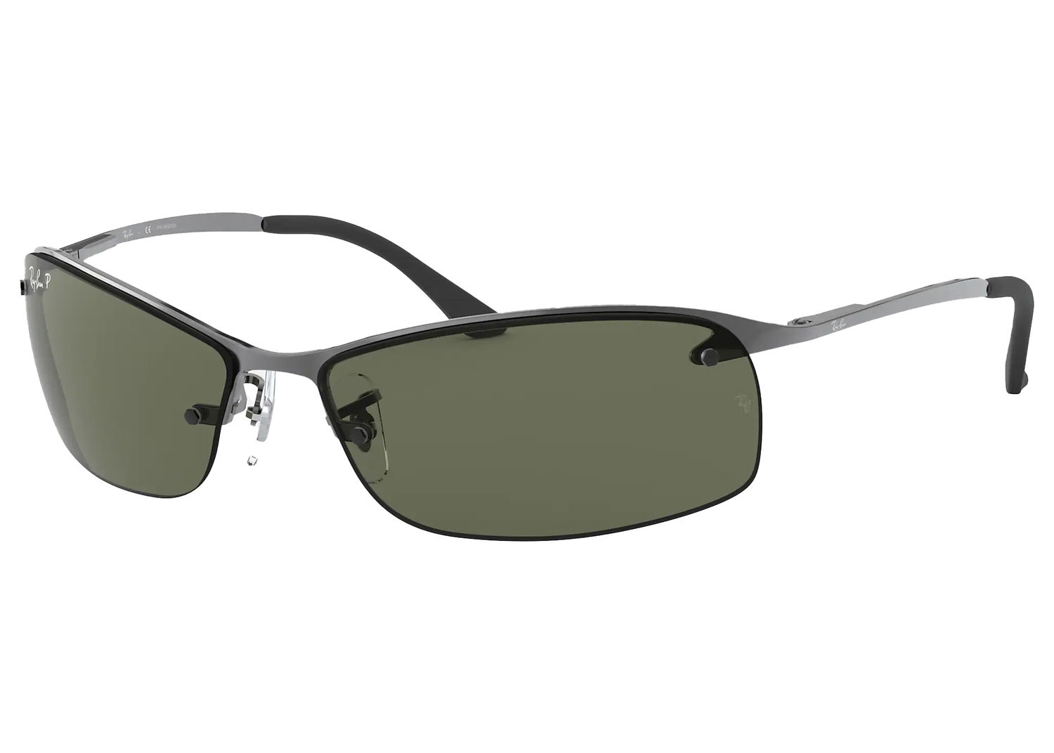 Sončna očala Ray-Ban RB3183 Rectangular Sunglasses Siva | RB3183, 0