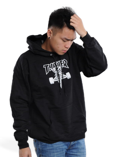 Pulover Thrasher Skategoat Hoody Črna | 017842