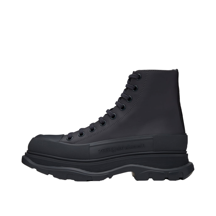 Superge in čevlji Alexander McQueen Tread Slick High Sneakers Črna | 705661WHZ62