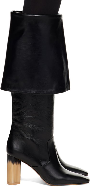 Obleke CHLOÉ Chloé Georgia Heeled Tall Boots Črna | CHC25S07YQJ, 0