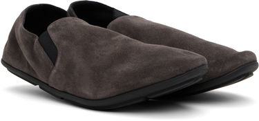 Superge in čevlji The Row Vincit Suede Slippers Siva | F2070-L40, 3