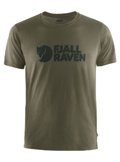 Majica FJÄLLRÄVEN Logo Zelena | F87310-633