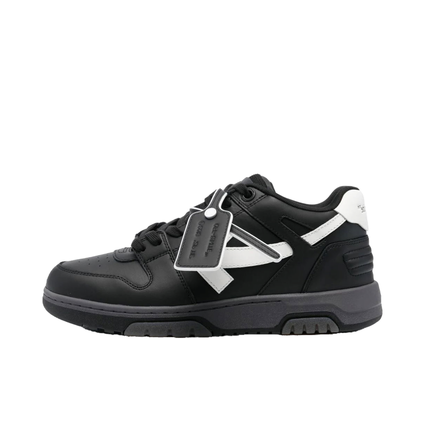 Superge in čevlji Off-White Out Of Office Calf Leather "Black White" Črna | OMIA189C99-LEA006-1001