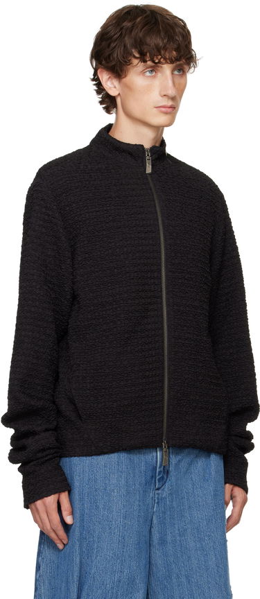 Pulover ADER ERROR Ruga Product. 14 Black Zip-Up Jacket Črna | BN01FWJK0114BK, 1