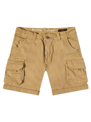 Kratke hlače Alpha Industries Crew Short Sand Rjava | 176203-14