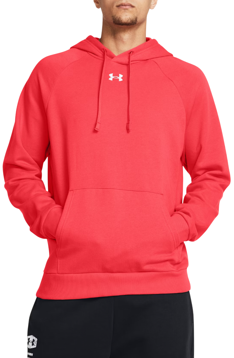 Pulover Under Armour Rival Fleece Hoodie Rdeča | 1379757-713