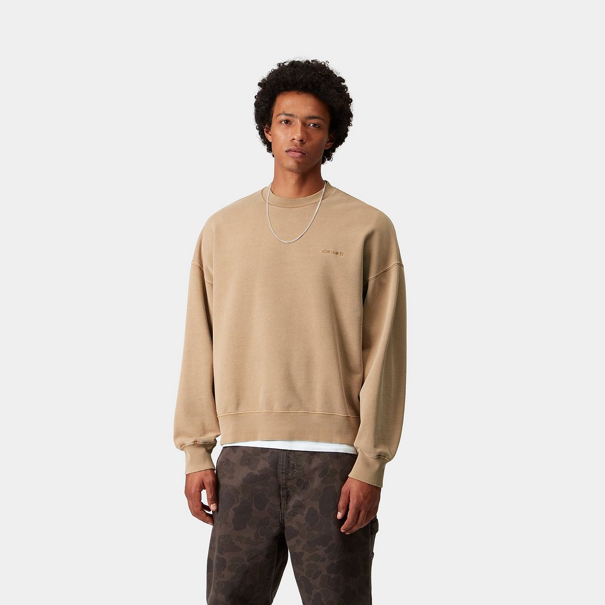 Pulover Carhartt WIP Carhartt WIP Benton Sweatshirt Bež | I035436_9, 0