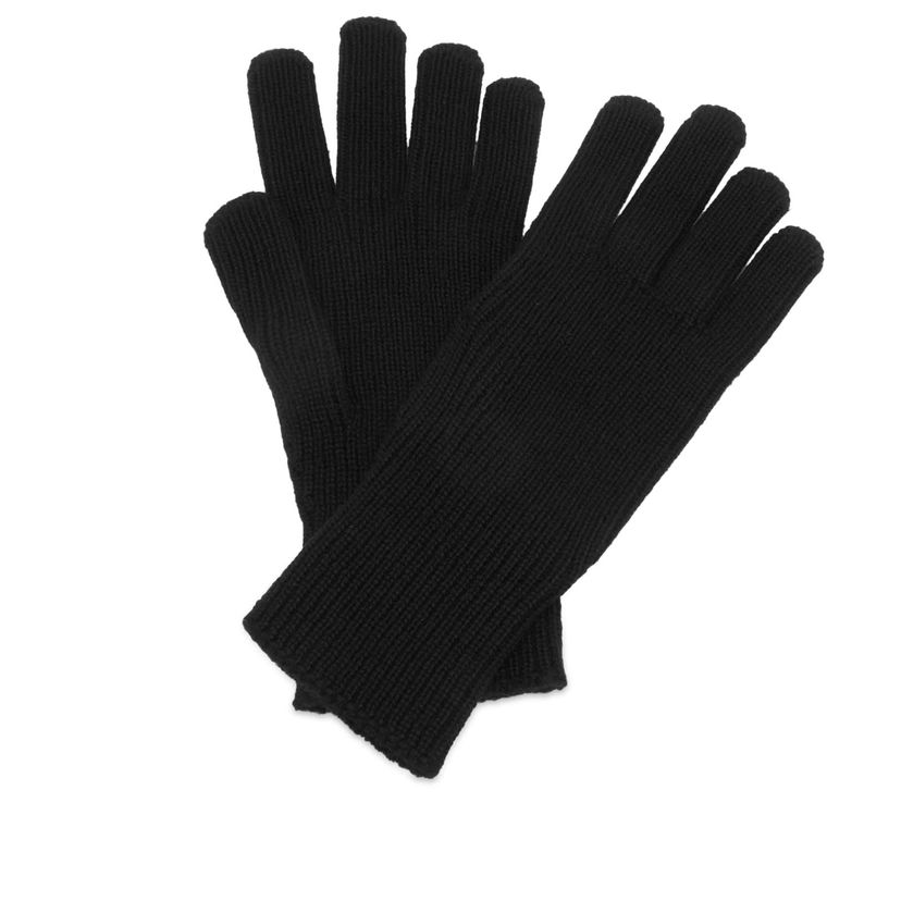 Rokavice Moncler Moncler Logo Knit Gloves, Size Large Črna | 3A000-08-A9342-999