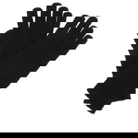 Moncler Logo Knit Gloves, Size Large