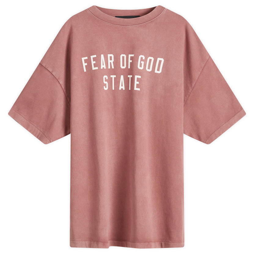 Majica Fear of God Heavy Crewneck T-Shirt Roza | 125BT242006F