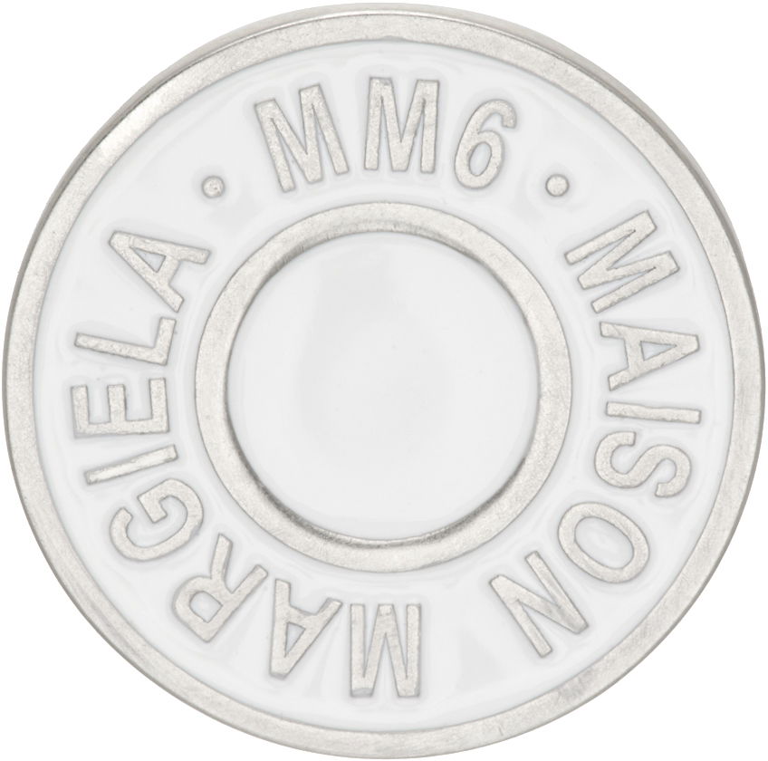 Zatiči Maison Margiela Round Logo Pin Kovinski | SM7VK0019 P7070, 0