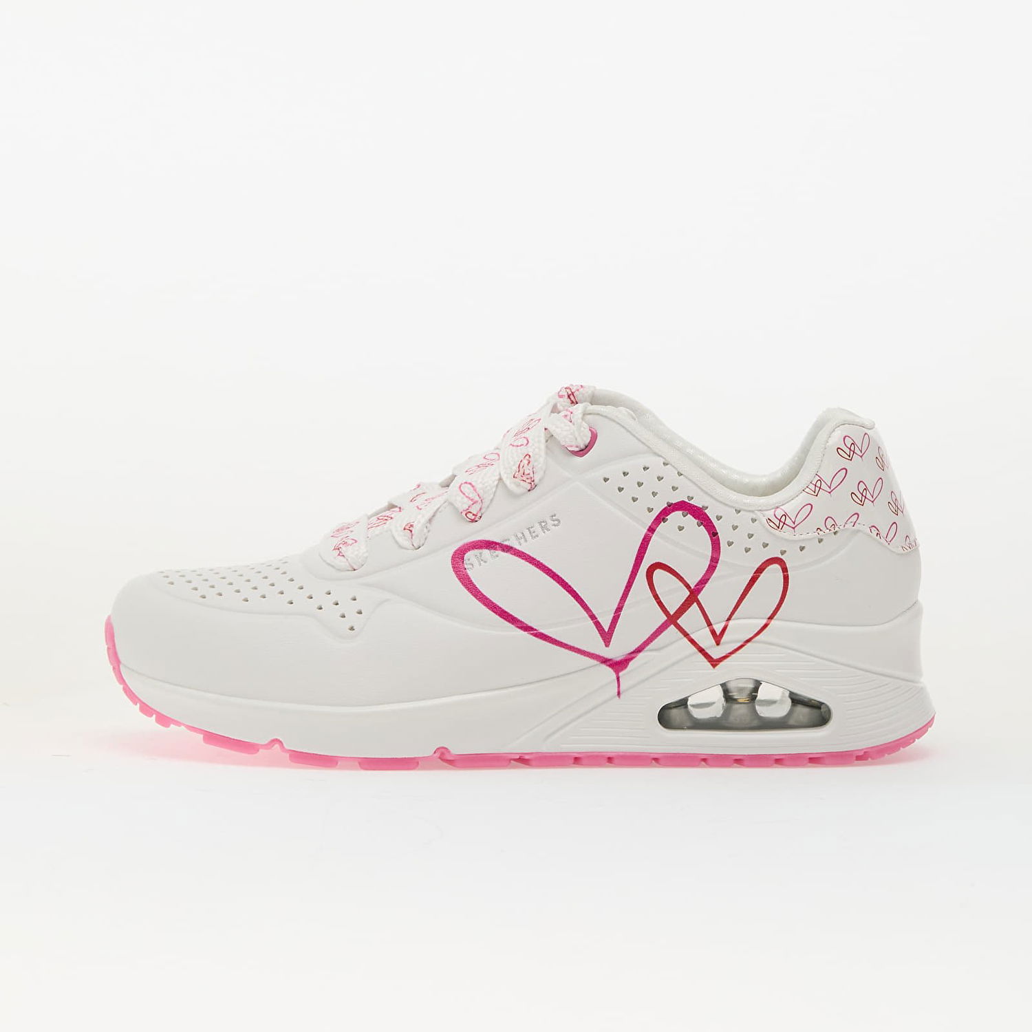 Superge in čevlji Skechers Uno - Twin Hearts Bela | 177924 WRPK, 0