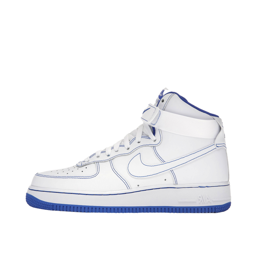 Superge in čevlji Nike Air Force 1 High White Royal Blue Contrast Stitch Bela | CV1753-101