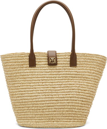 Tote bag Anine Bing ANINE BING Lou Monogram Tote Bež | A-13-11224-NAT1, 0