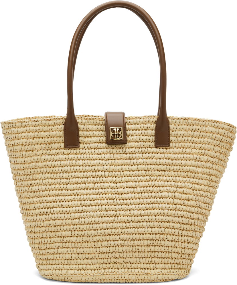 Tote bag Anine Bing ANINE BING Lou Monogram Tote Bež | A-13-11224-NAT1