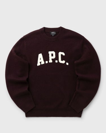 Pleteni pulover A.P.C. A.P.C. Jay Pullover Sweater Bordo | WVBDK-H23458-GAC, 1