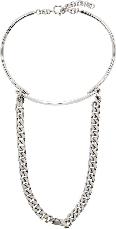 Ogrlica Maison Margiela MM6 Maison Margiela Mixed Chain Necklace Kovinski | SM6UU0080 P8371, 0