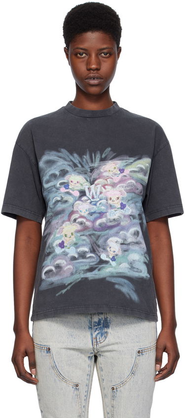 Majica We11done We11done Printed T-Shirt Črna | WD-TT0-24-729-U-BK, 0