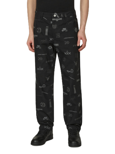 Hlače Jordan Flight Heritage Printed Pants Črna | DV7559-010
