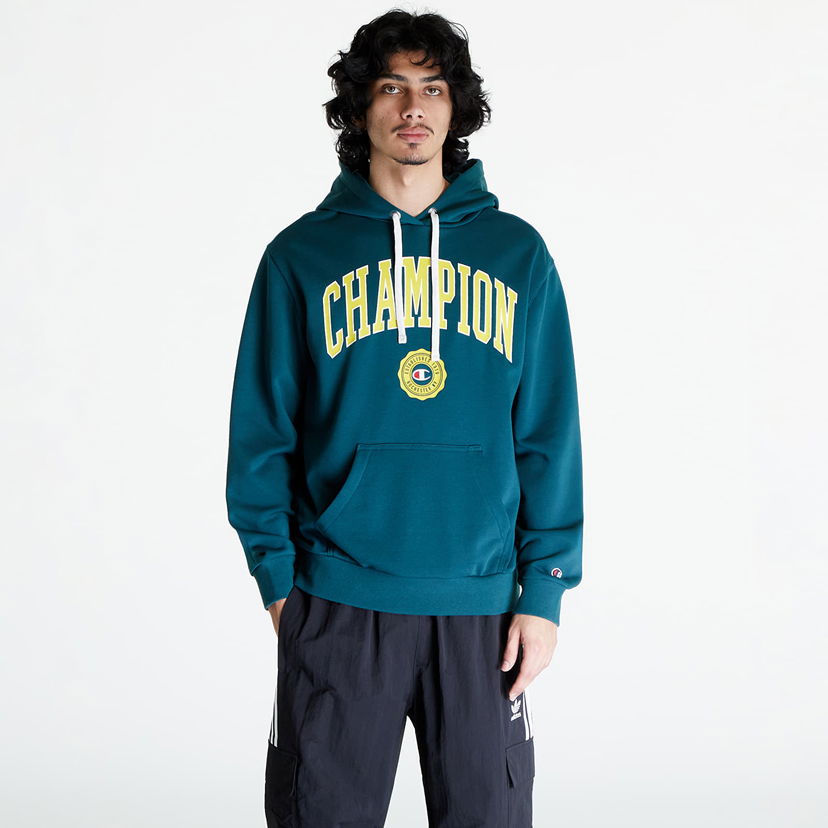 Pulover Champion Men's hoodie Hooded Sweatshirt Green Zelena | 219830 CHA GS549