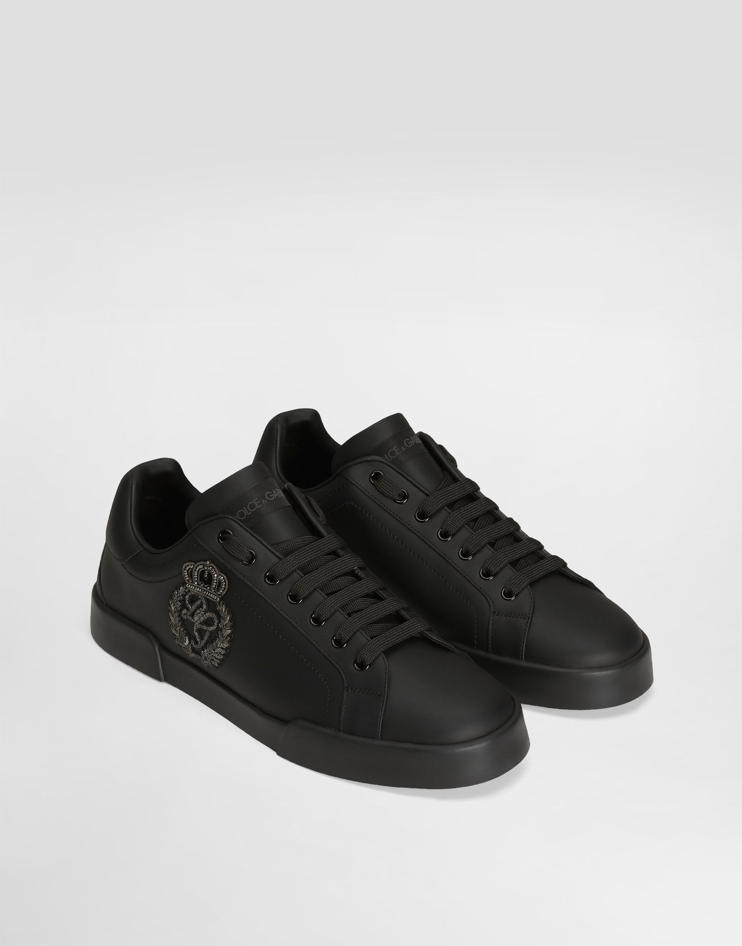 Superge in čevlji Dolce & Gabbana Portofino Light Strobel Calfskin Črna | CS2330A014180999, 1