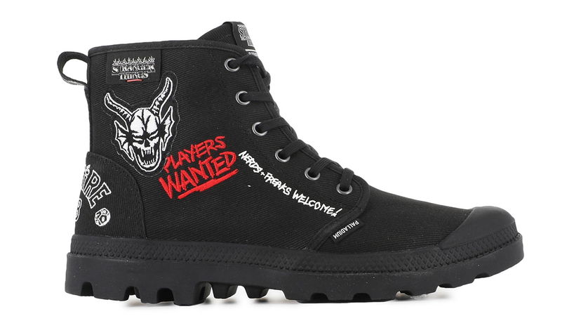 Superge in čevlji Palladium Pampa Hellfire Stranger Things Boots Črna | 74496-001-M
