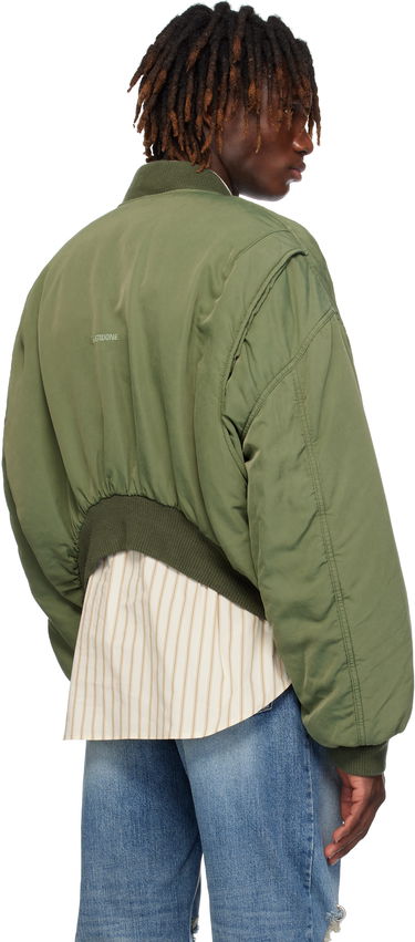 Bomber jakna We11done We11done Curved Bomber Jacket Zelena | WD-JP0-25-005-U-KK, 2