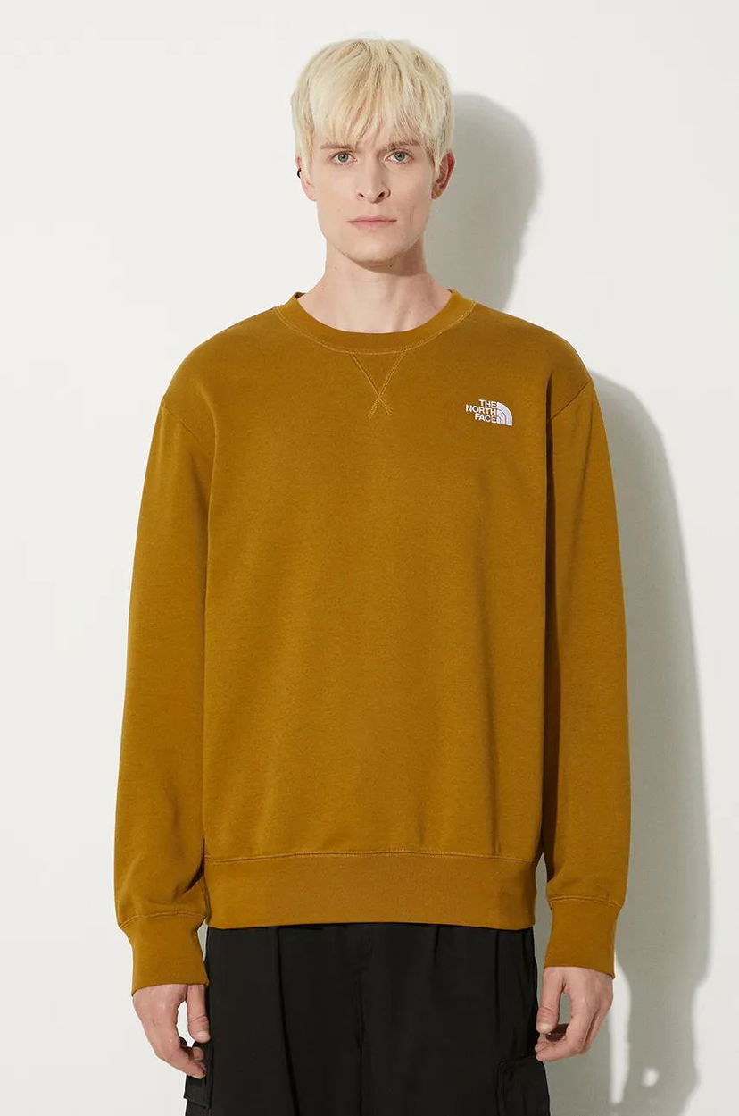 Pulover The North Face Essential Relaxed Crew Sweatshirt Bež | NF0A89ET1OB1