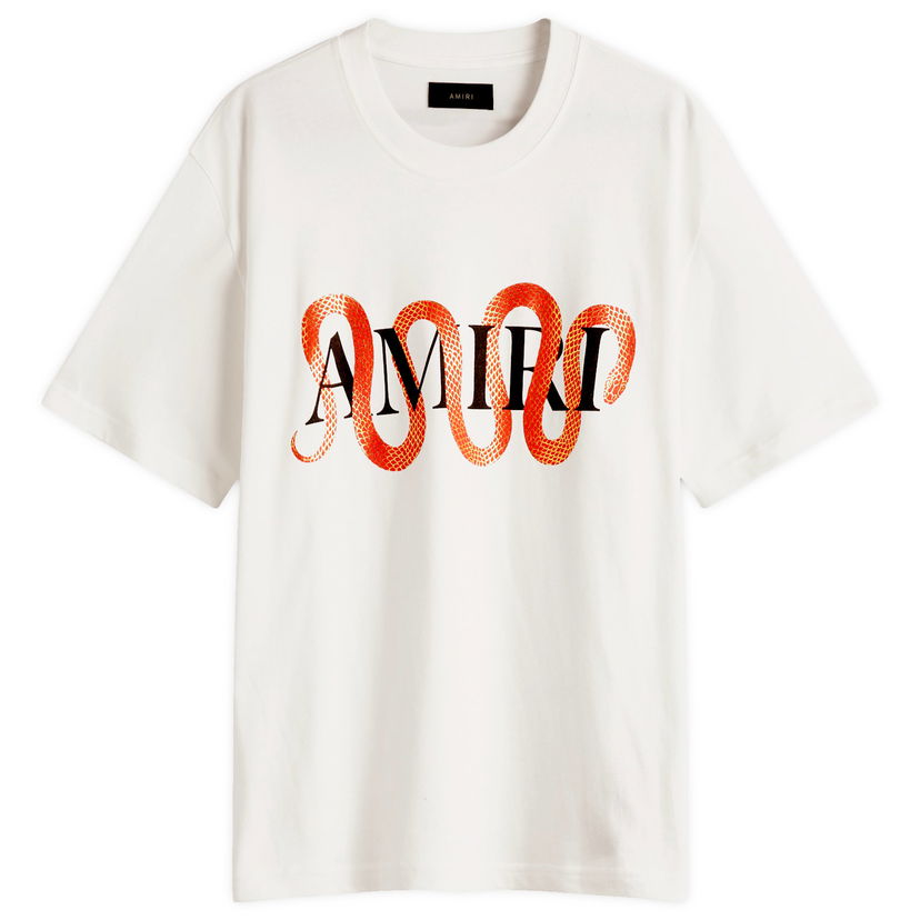 Majica AMIRI Snake Print Graphic T-Shirt Bela | AMJYTE1155-127