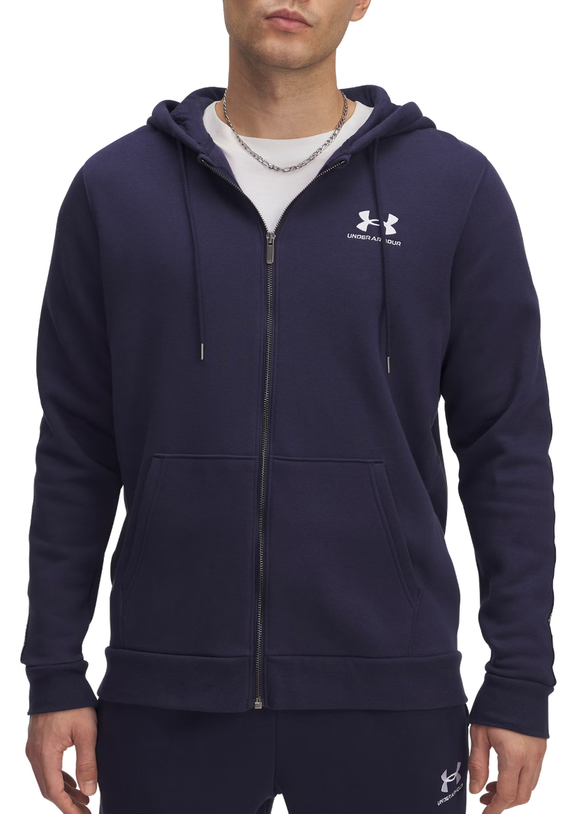 Pulover Under Armour Under Armour UA Icon Fleece FZ Taping Full-Zip Hoodie Mornarica | 1390298-410