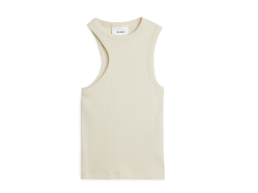 Majica brez rokavov AXEL ARIGATO Scoop Tank Top Bež | A0654005