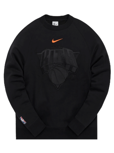 Majica KITH & Nike For New York Knicks Fleece Crewneck Črna | CZ5611 010