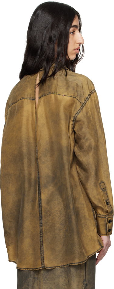 Srajce Maison Margiela MM6 Maison Margiela Light Silk Shirt Rjava | S52DT0046 M35244, 2