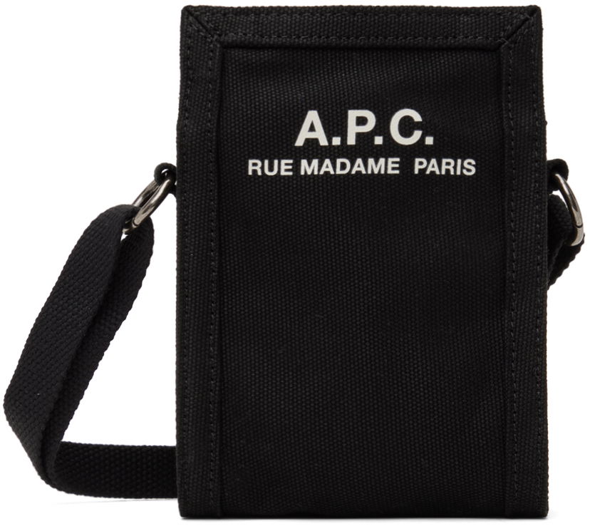 Torba za čez ramo A.P.C. Black Recuperation Neck Pouch Črna | CODBM-H61931