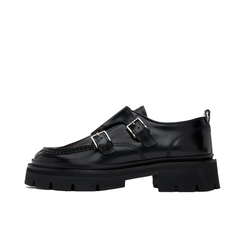 Superge in čevlji AMI Anatomical Monkstraps Črna | USV023.AL0071