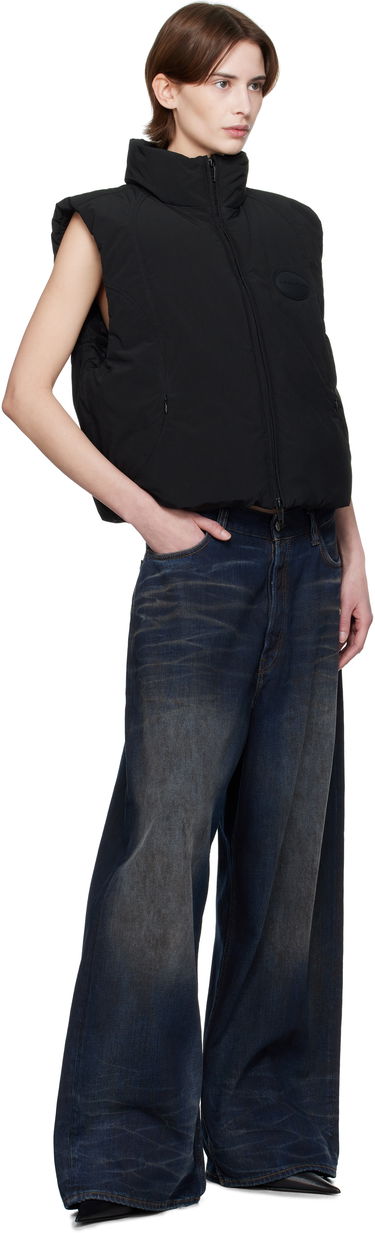 Telovnik Alexander Wang Alexander Wang Logo Patch Down Vest Črna | 1WC1252626, 3