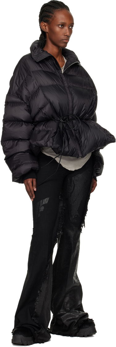 Puhovka Rick Owens Concordians Sail Down Puffer Jacket with Drawstring Waist Črna | RP02E4769 NPD1, 3