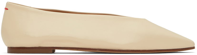 Oblačila Aeyde Aeyde Betty Ballerina Flats Bež | A11-FL-MADS8MFL-0220-100-007