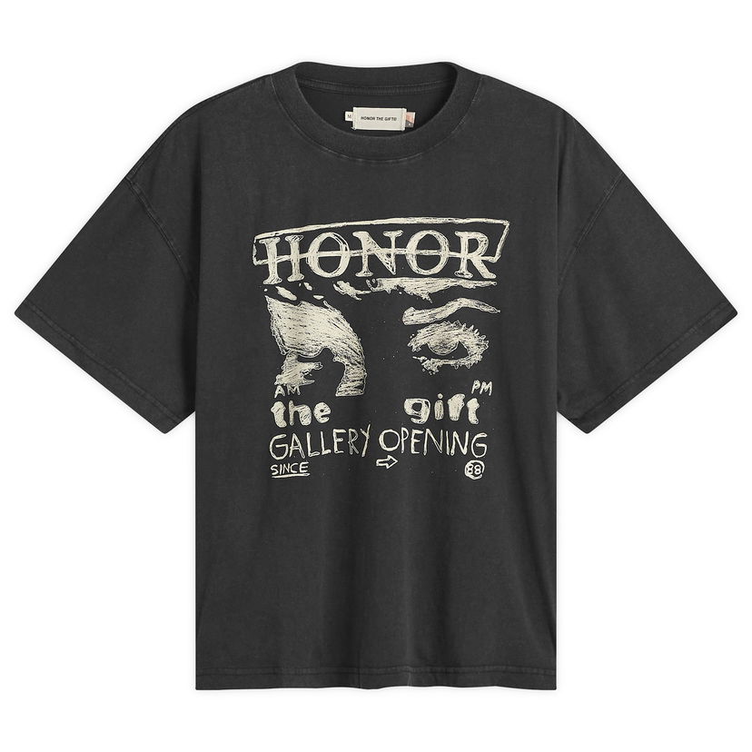 Majica Honor The Gift Art That Reflects Graphic T-Shirt Črna | HTG250347-BLK